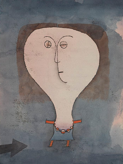 Fright of a Girl Paul Klee